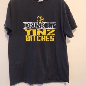 Drink Up Pittsburgh Shirt Size Large